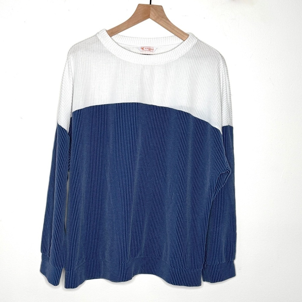 Kirundo White Ribbed Sweater